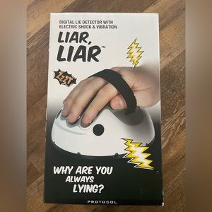 Retail $50.00. “Lie Detector” Buzz machine gift